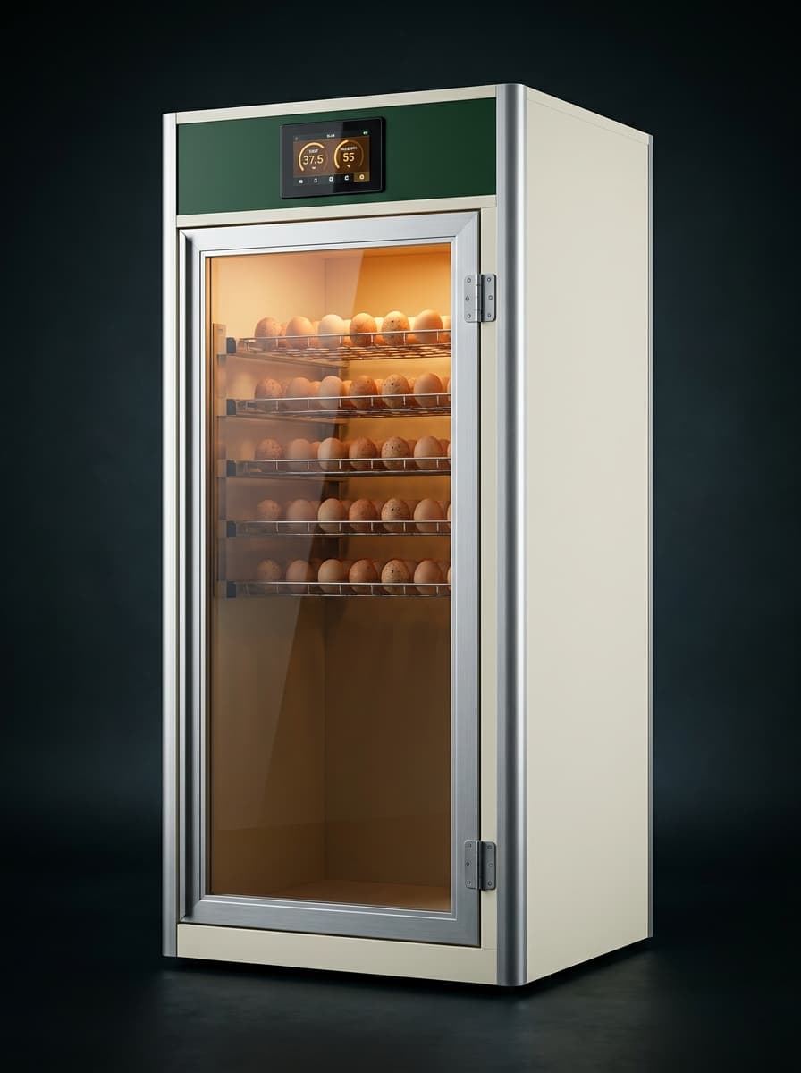Origin Arca — tall cabinet incubator with integrated LCD display